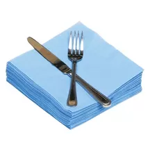 Napkins 33cm 2ply Cornflower Blue 100