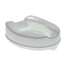 Raised Toilet Seat White 4