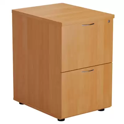 Filing Cabinet With 2 Drawers Beech 464 x 600 x 710mm