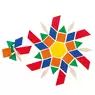 Pattern Blocks 2d Shapes 250 Pack