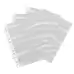 Writy Extra Thick Punched Pockets 50 Micron Clear 100 Pack