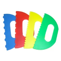 Plastic Paint or Sand Scrapers Set of 4