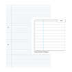 A4 Lined Paper 8mm With Feint Margin 500 Sheets