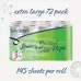 Soclean Quilted Toilet Rolls 145 Sheets 3ply 72 Pack