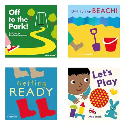 Tactile Books Assorted 4 Pack