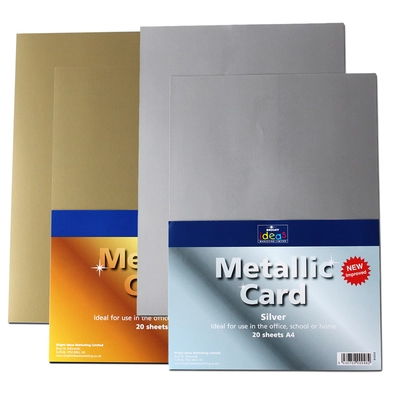 A4 Metallic Card 20 Sheets
