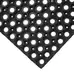 Rubber Honeycomb Indoor/Outdoor Matting Black