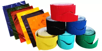 Cellophone sheets and border rolls