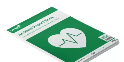 A green accident report book