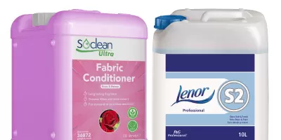 Soclean fabric conditioner and lenor fabric conditioner
