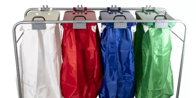 Soclean laundry trolley with bags