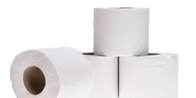 A big pack of toilet rolls